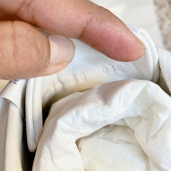 NEW Gucci Ace Womens Embroidered Tennis Sneakers White Blue Leather EU 38 US 8 - Picture 6 of 10